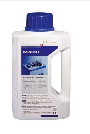 ULTRACLEAN-3 nettoyant pré-désinfectant Spécial Ultrason - Bidon de 1L.